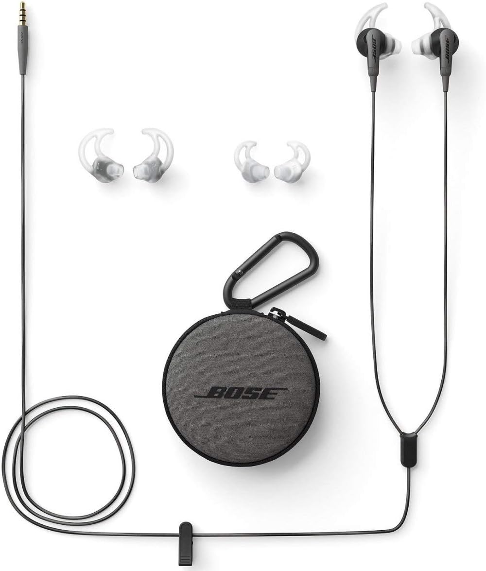 Bose 741776-0140 SoundSport In-Ear Headphones - Charcoal (Renewed)