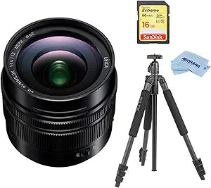 Panasonic 12mm f/1.4 LUMIX G Leica DG Summilux Lens Bundle