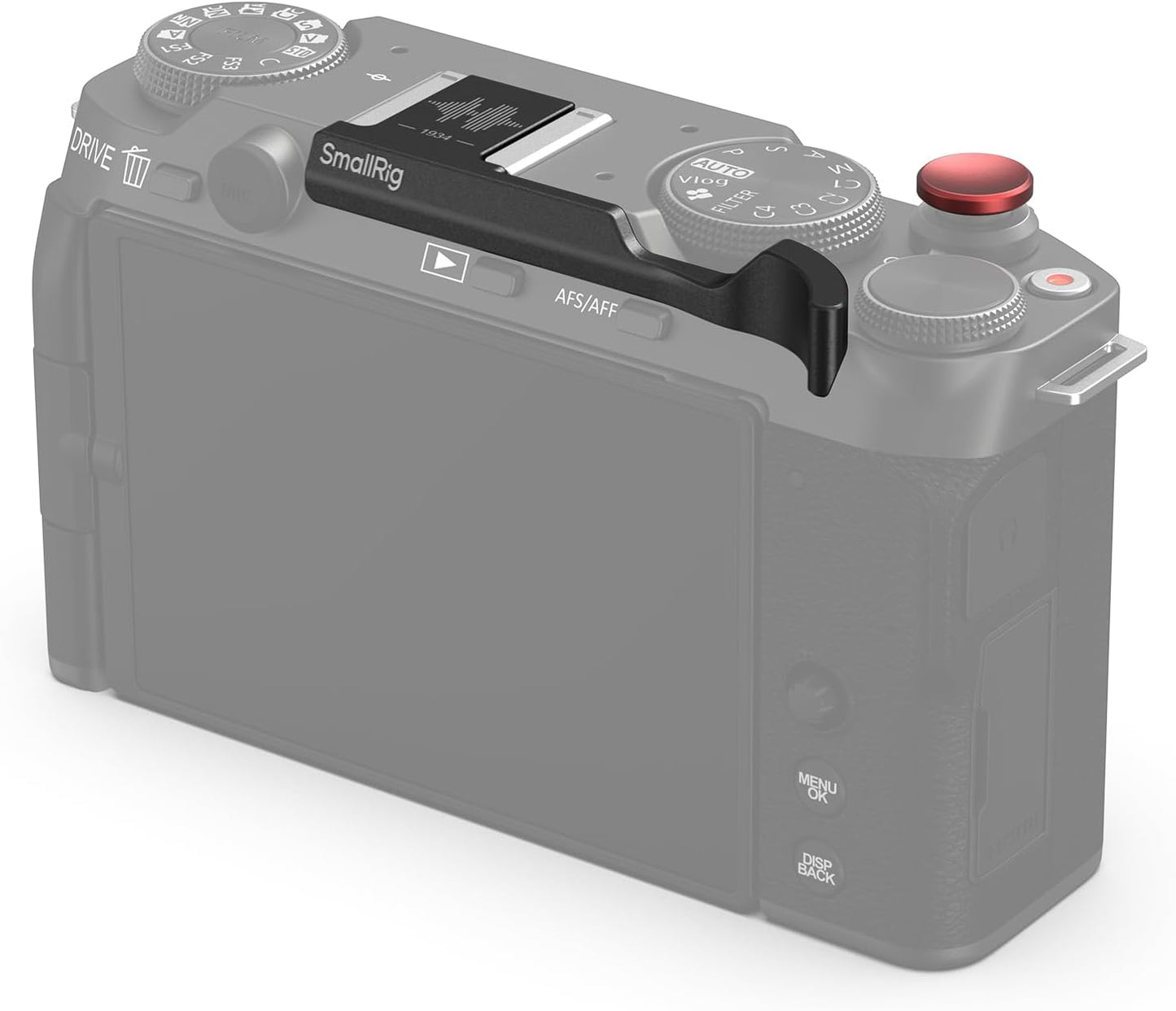 SmallRig 4878 FUJIFILM X-M5 Thumb Grip Hot Shoe Cover Black