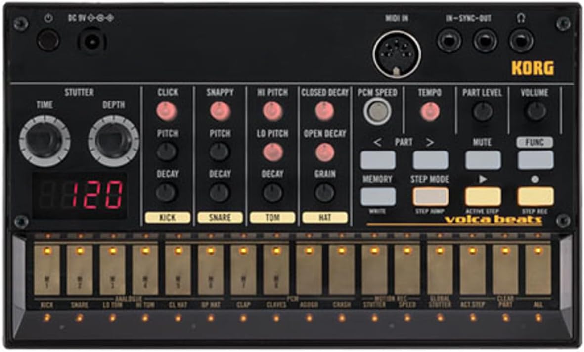 Korg Volca Beats Analog Rhythm Machine (Open Box)