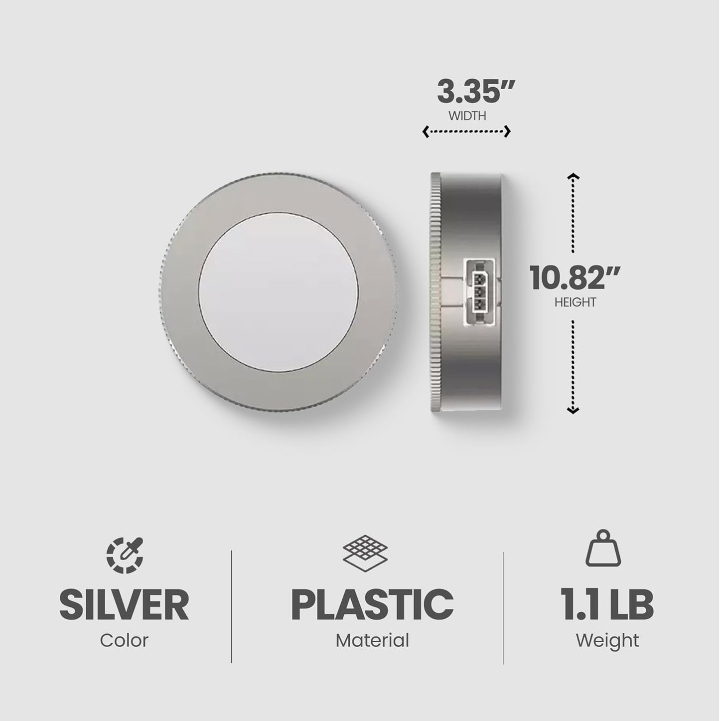 GE LED Puck Lights Dimmable Under Cabinet Lighting - 5 Pack