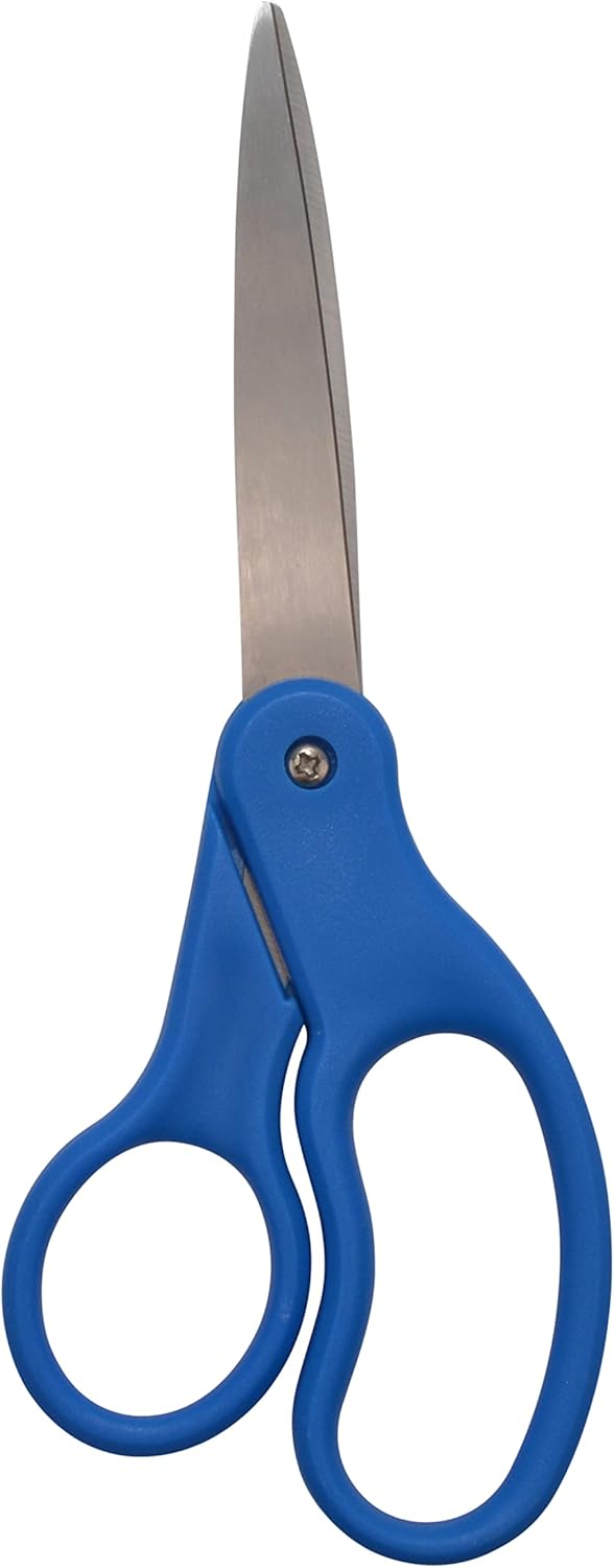Westcott All Purpose Scissors - 8 Inch Blue Stainless Steel