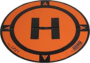 Hoodman LP21 Drone Landing Pad - Weighted Trifold, 1.9 Ft