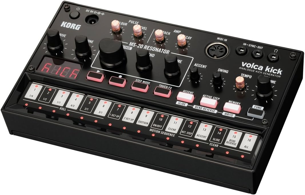 Korg Volca Kick Bundle: Analogue Kick Generator + Power Supply