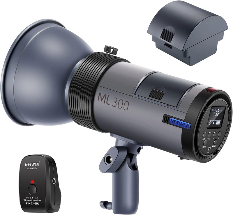 Neewer 10100253 ML300 300W Outdoor Studio Strobe Battery Powered — main product image