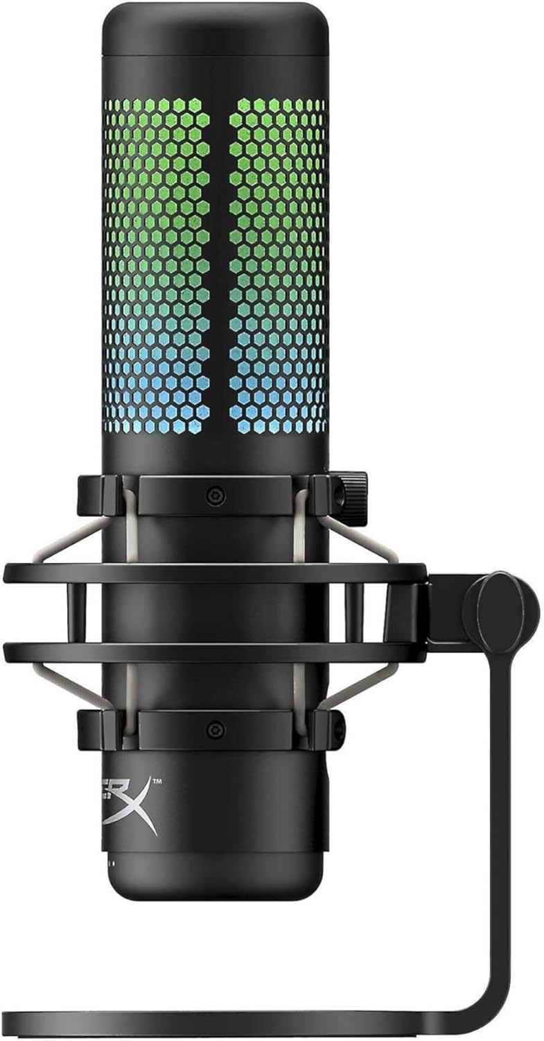 HyperX HMIQ1S-XX-RG-G-B/4P5P7AA-B QuadCast S RGB USB Microphone Renewed