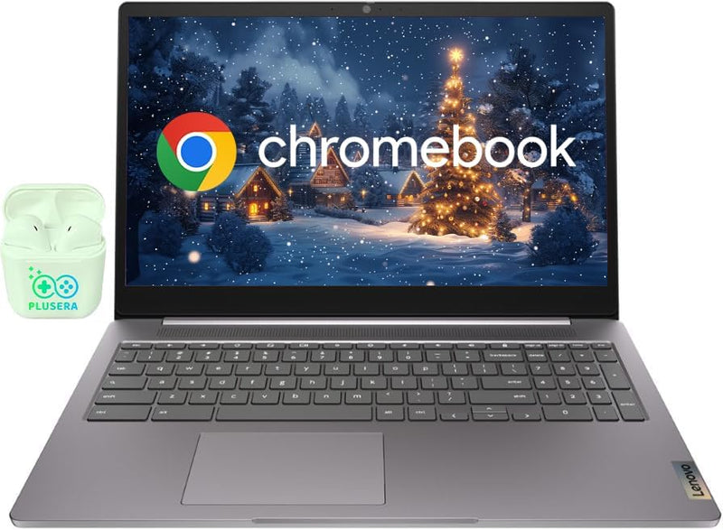 Lenovo Lenovo 15 IdeaPad Chromebook 4GB, 320GB Storage, Earphones — main product image