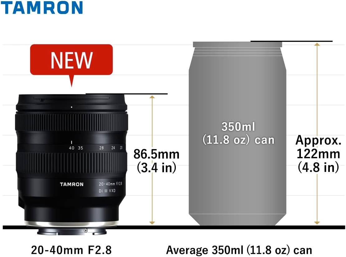 Tamron AFA062S700 20-40mm f/2.8 Sony E-Mount Lens