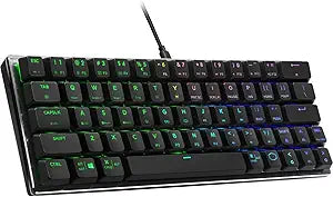 Cooler Master SK620 Space Gray Mechanical Low Profile Keyboard