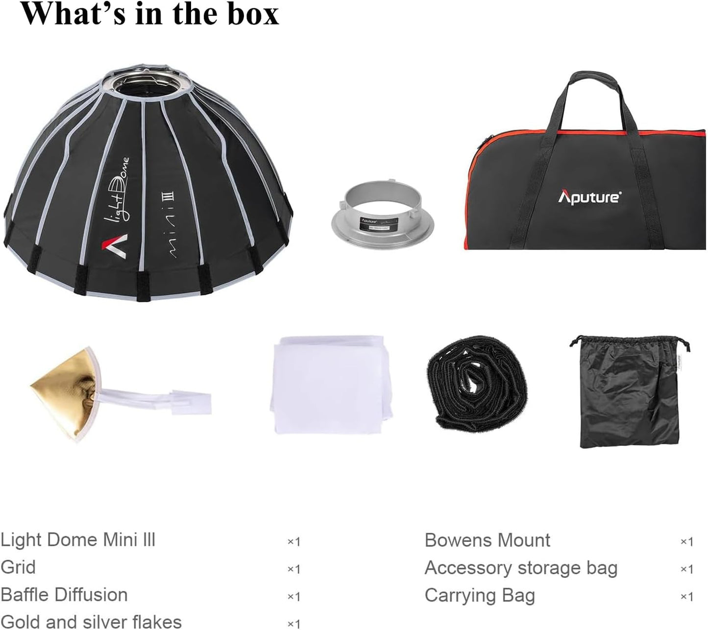 Aputure HS07219374949 Light Dome Mini III Softbox