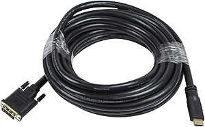 Monoprice 102808 25ft HDMI to DVI Adapter Cable