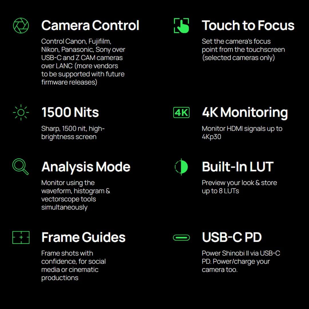 Atomos SHINOBI2 5.2" 4K HDMI Monitor