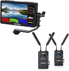 FEELWORLD F5 PRO V2 Camera Monitor & LAIZESKE Wireless System — main product image