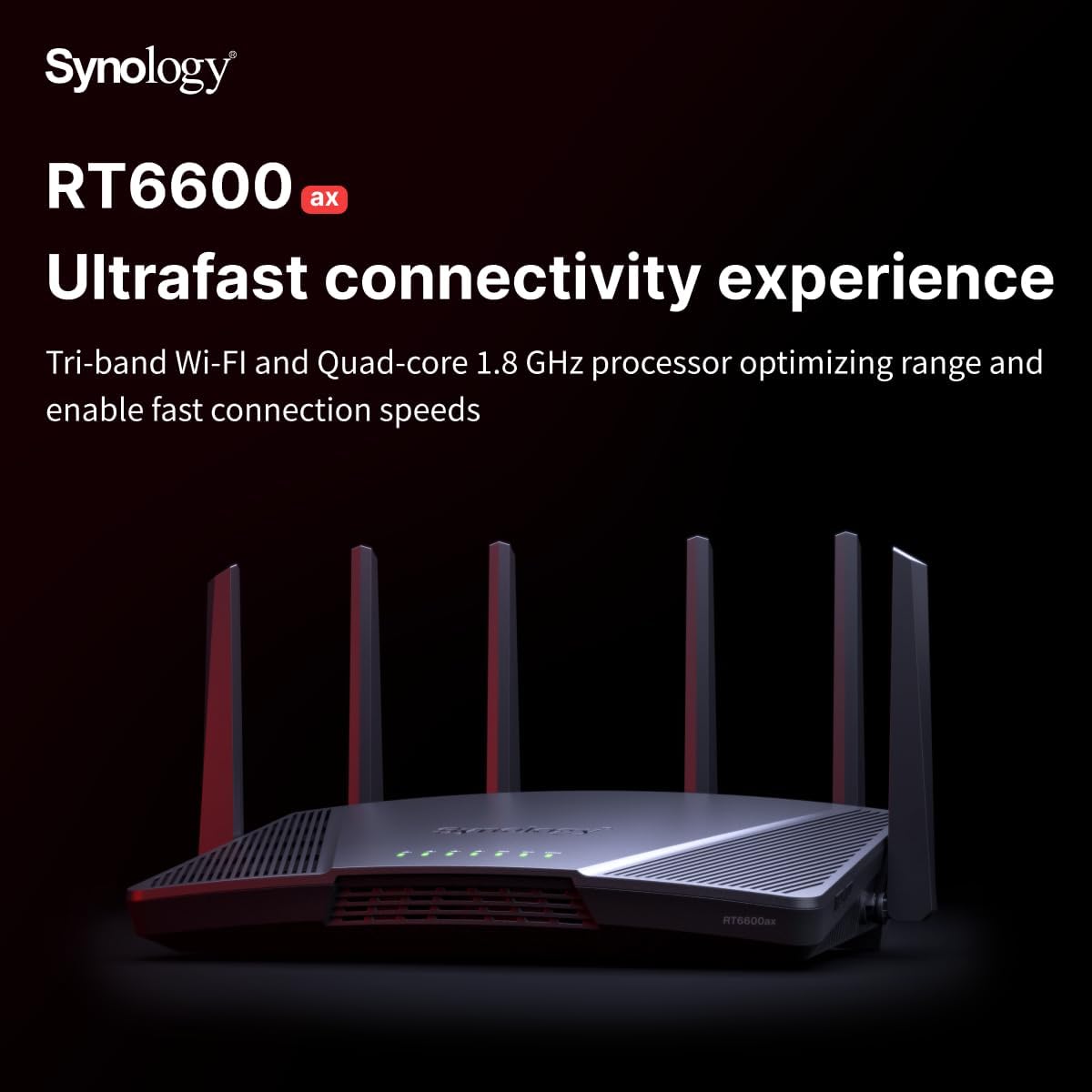 Synology RT6600ax Tri-Band WiFi 6 Router 2.5Gbps