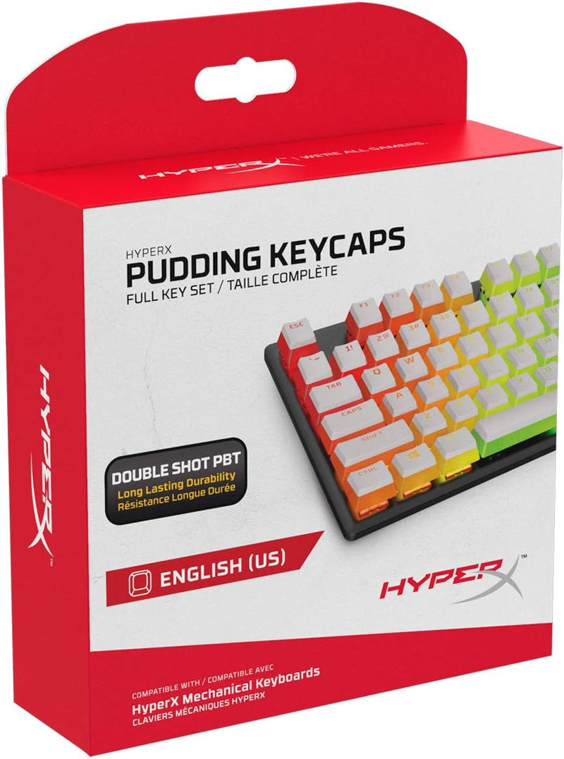 HyperX HKCPXP-WT-US/G Pudding Keycaps PBT Double Shot — main product image