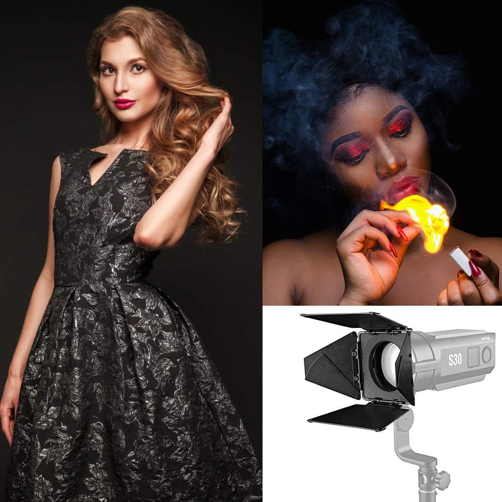 Godox SA-08 Barn Door Set for S30 LED Light