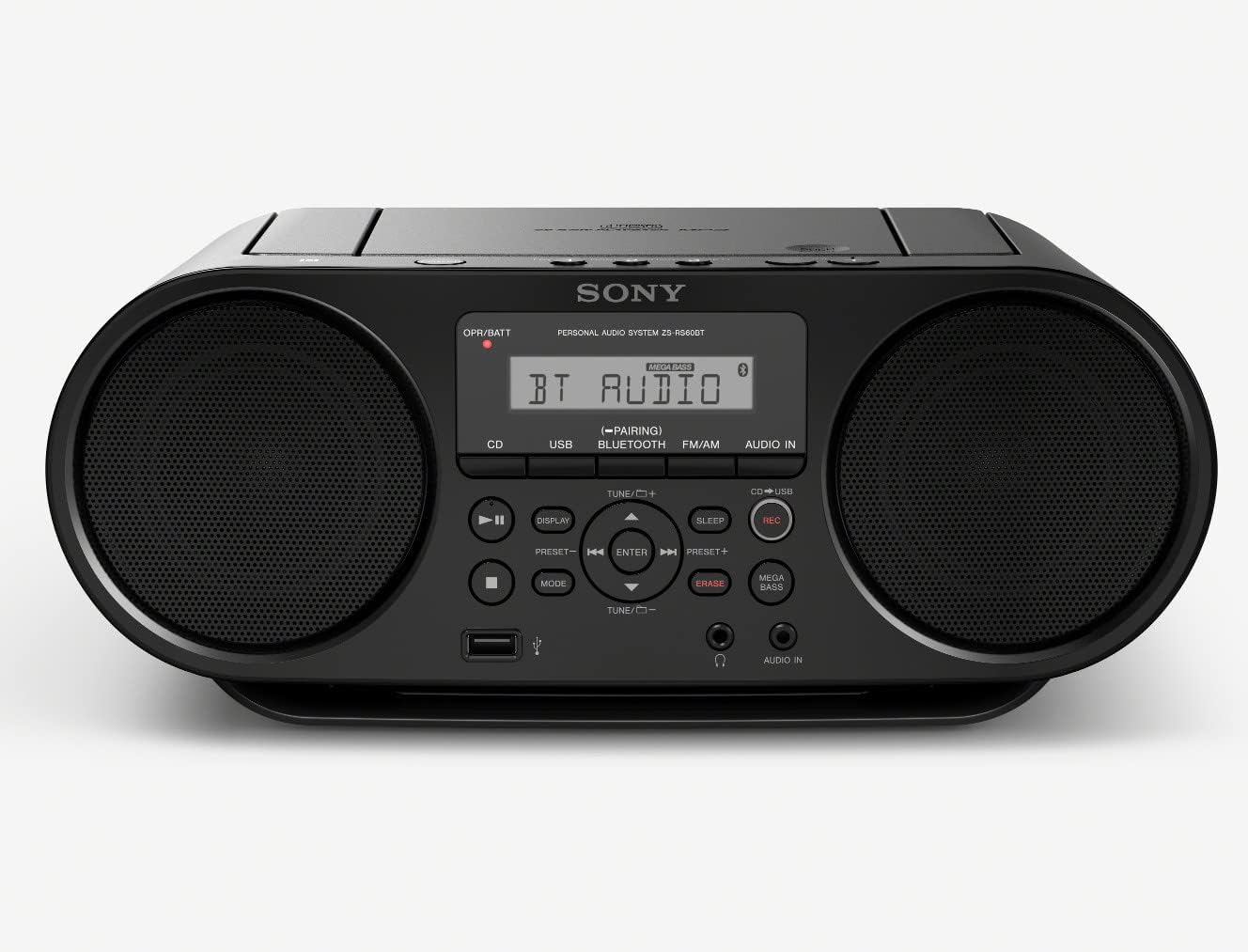 Sony MAIN-87930 Portable Bluetooth CD Player Mega Bass