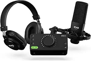Audient EVO Start Recording Bundle 2x2 USB iOS System
