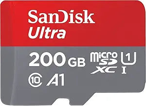 SanDisk SDSDQUAN-200G-A4A 200GB Ultra MicroSD UHS-I Card — main product image