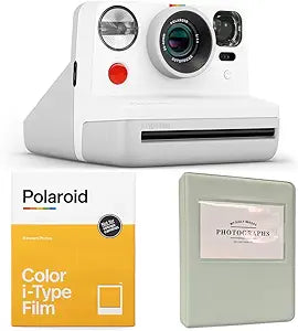 Polaroid Now i-Type Camera Film Album Kit White