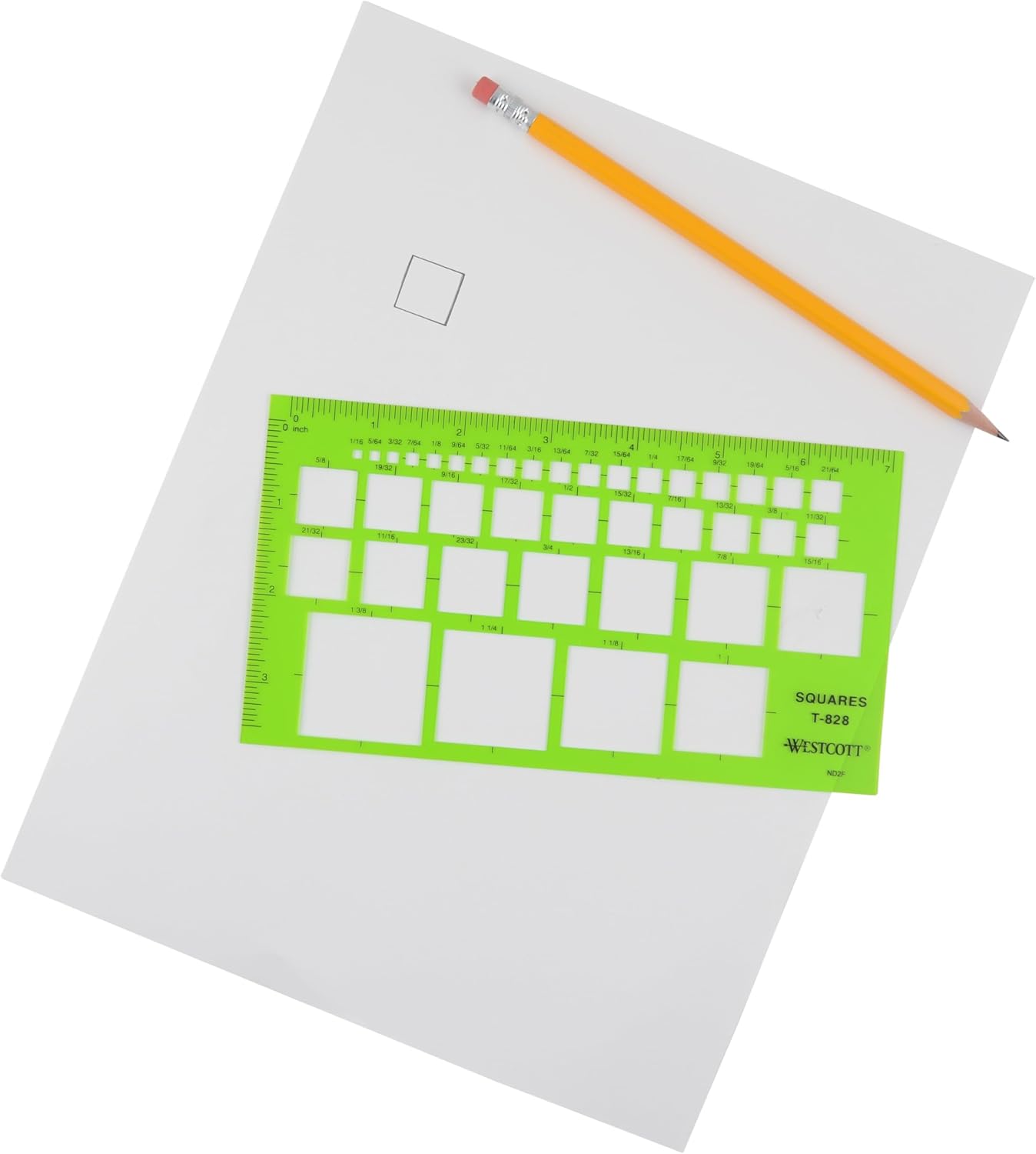 Westcott T-828 Technical Squares Drawing Template Tool