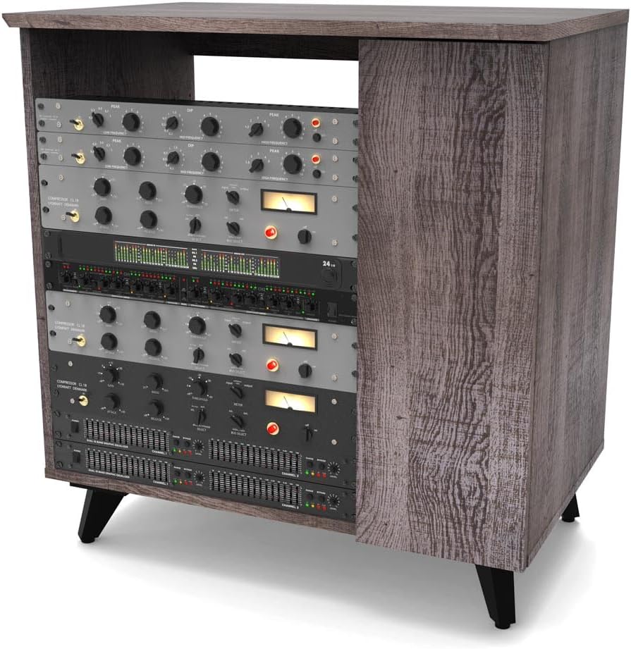 Glorious 246886 Modular Side Rack Walnut Studio