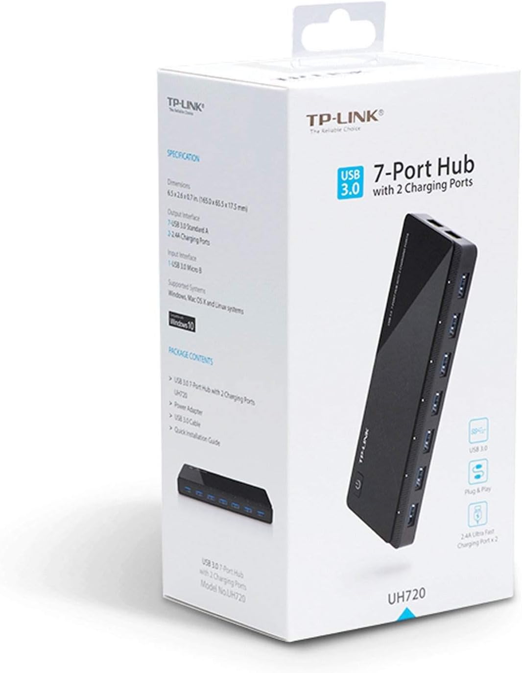 TP-Link UH720 Powered USB 3.0 Hub 7-Port Charging