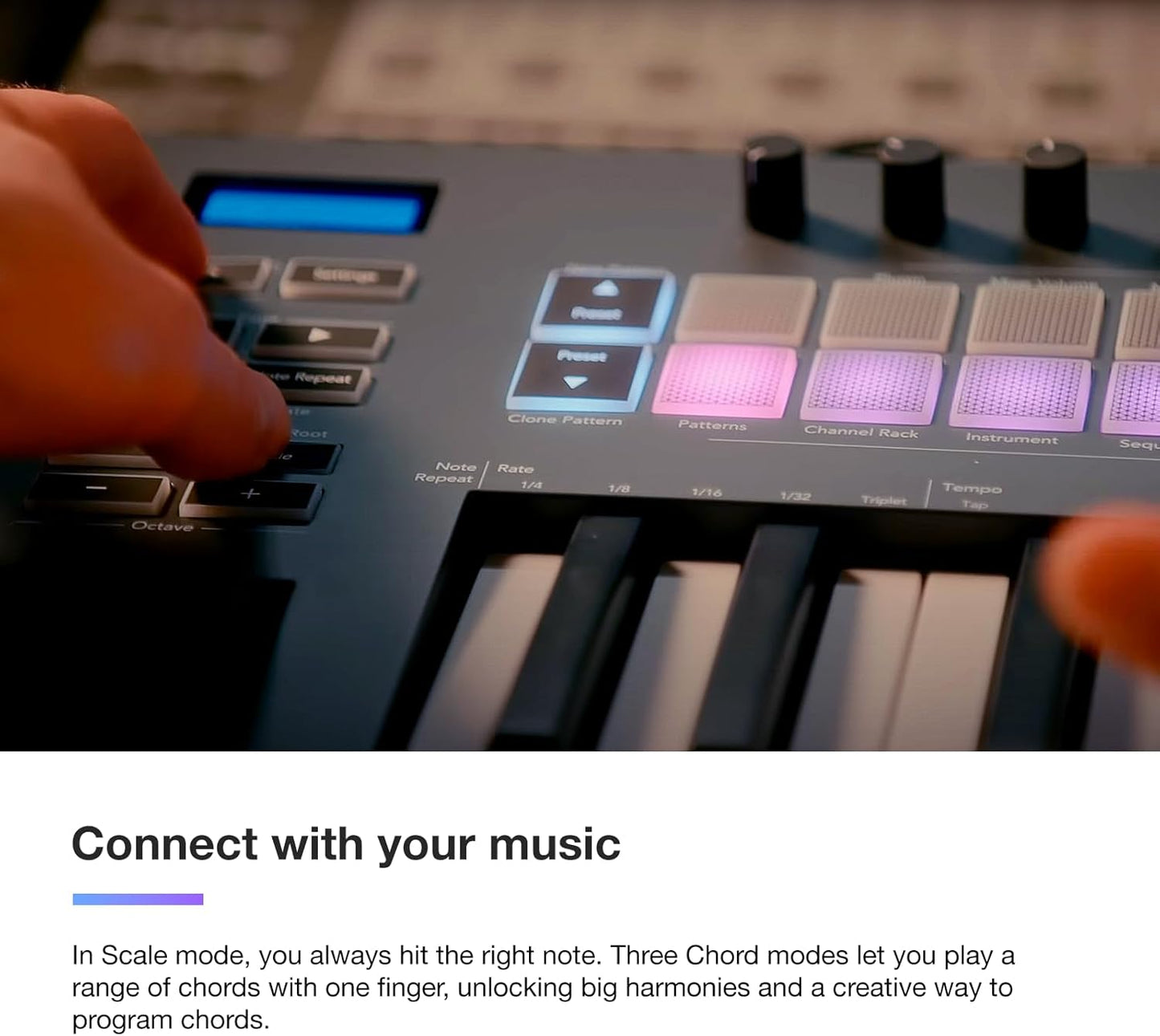 Novation FLkey 49 Keys MIDI Keyboard for FL Studio Music Production