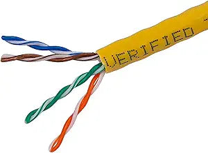 Monoprice 112773 Cat5e Ethernet Bulk Cable 1000ft Yellow