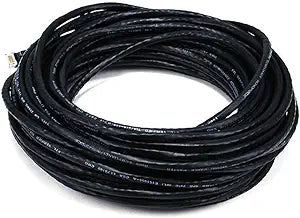 Monoprice 102158 50FT Cat5e Ethernet Cable Black — main product image