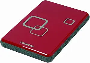Toshiba Canvio 500GB Portable External Hard Drive - Red