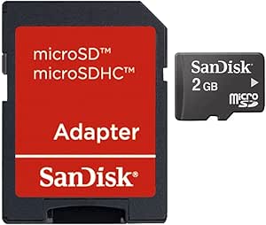 SanDisk SDSDQM-002G 2GB microSD Flash Memory Card — main product image