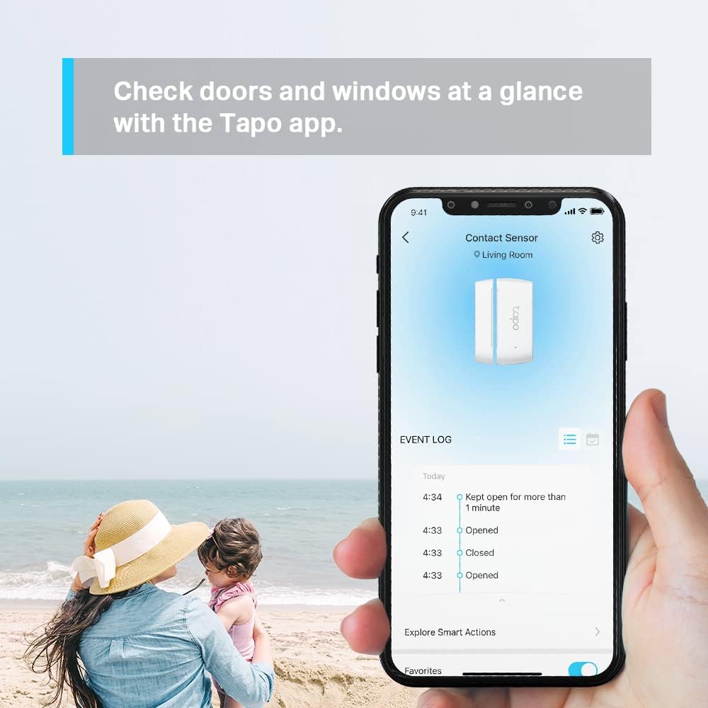 TP-Link Tapo T110 Mini Door Window Sensor (Hub Required)