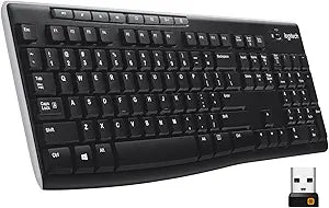 Logitech K270 - Wireless Keyboard - 2.4 GHz, Full-Size