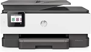 HP 3UC65A OfficeJet 8022 Wireless All-in-One Printer Renewed