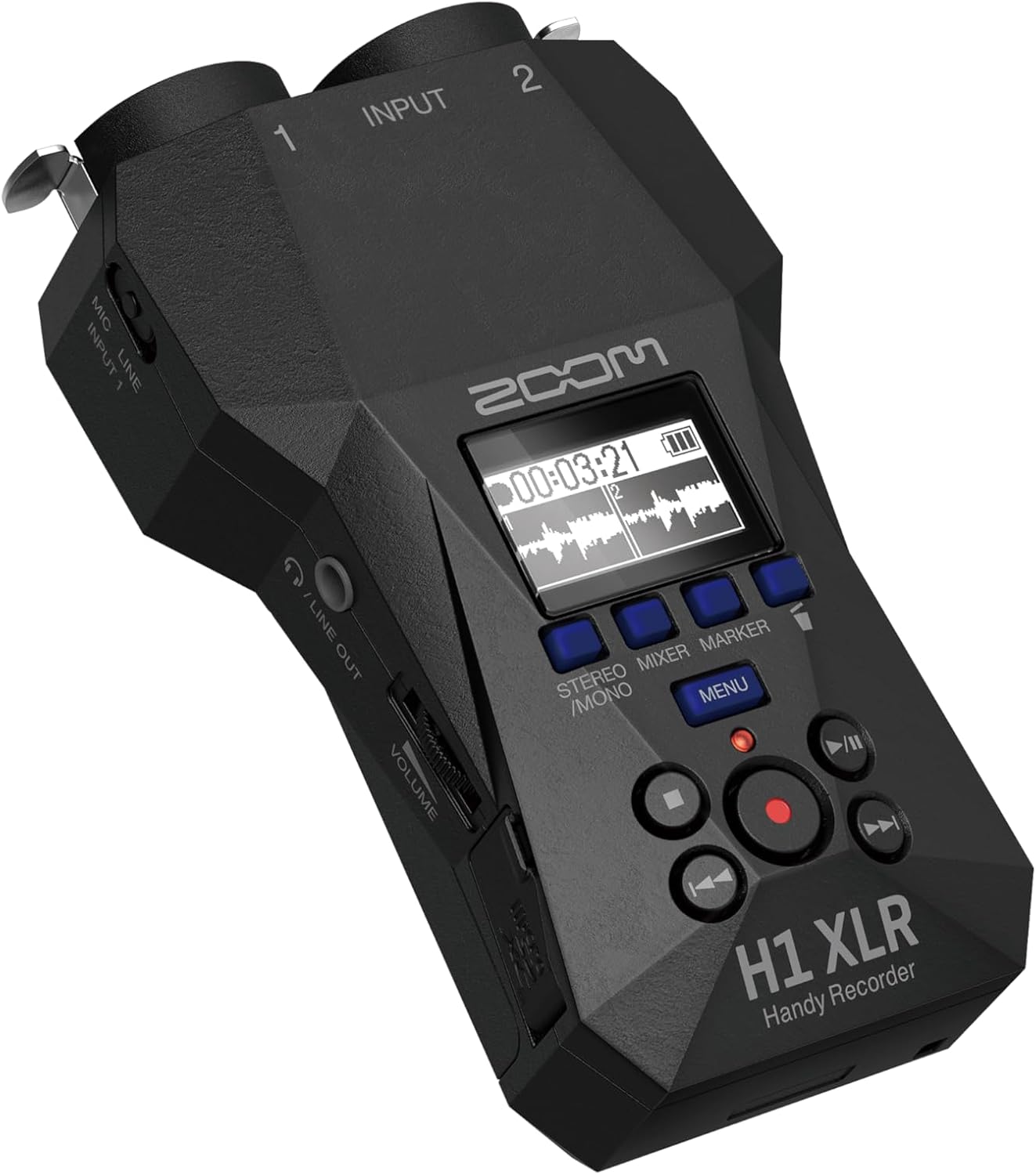 Zoom H1 XLR Handy Recorder 32-Bit Float Portable