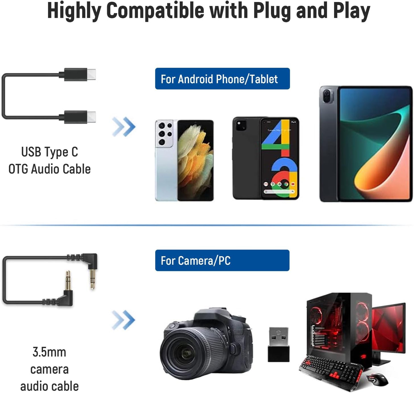 Neewer 21000042 Wireless Lavalier Microphones - Charging Case, 2 Pack