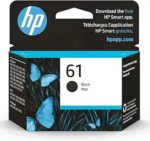 HP 61 Black Ink Cartridge for DeskJet, ENVY, OfficeJet