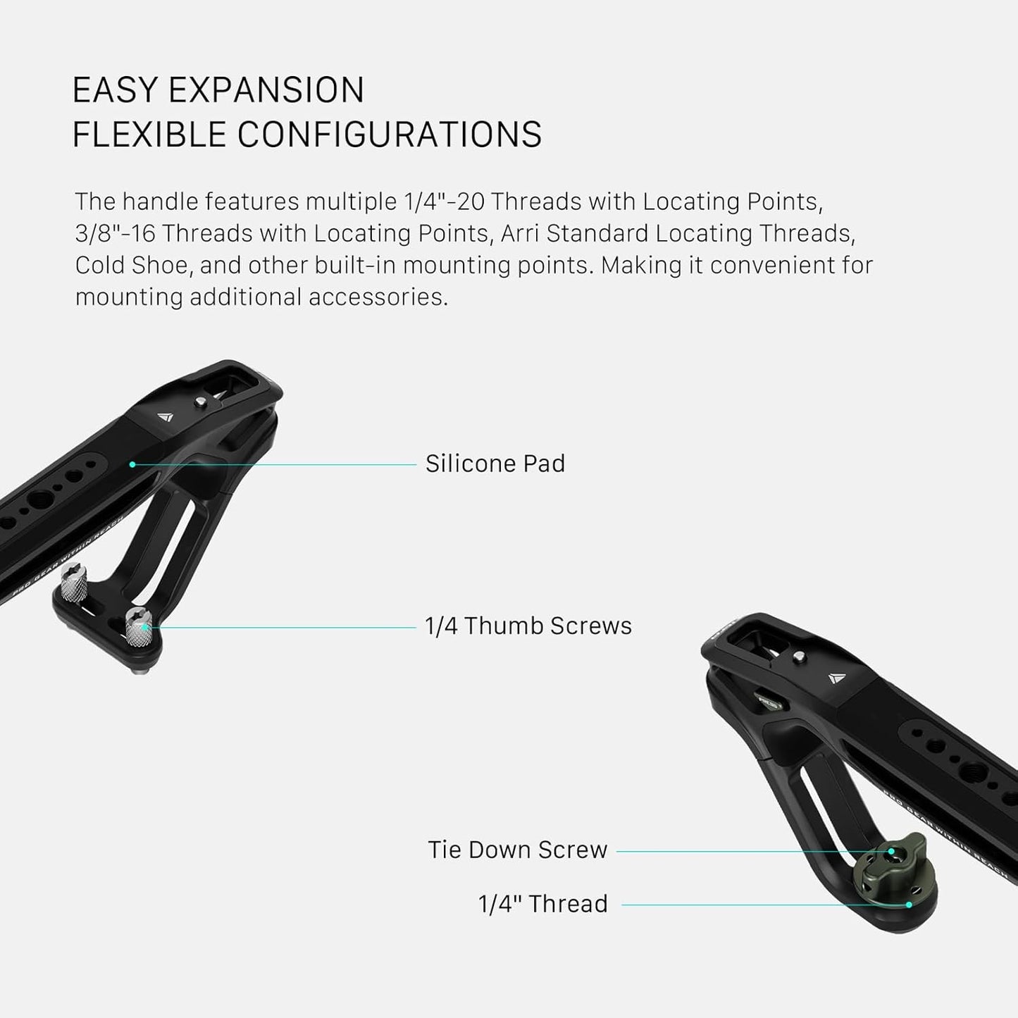 Tilta TA-XTH1-B Xeno Top Handle - Black 1/4"-20