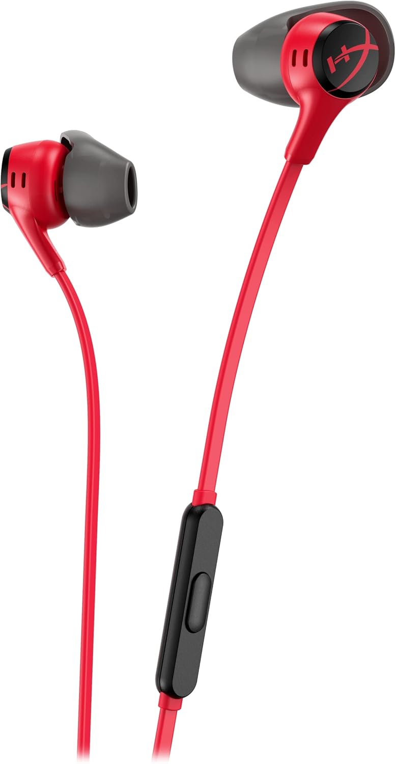 HyperX 705L8AA Cloud Earbuds II, Gaming and Mobile, Red — main product image