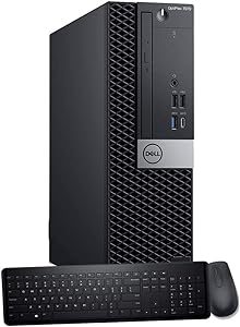 Dell OptiPlex 7070 SFF Desktop, i5-9500, 16GB, 1TB NVMe SSD, WiFi, Renewed