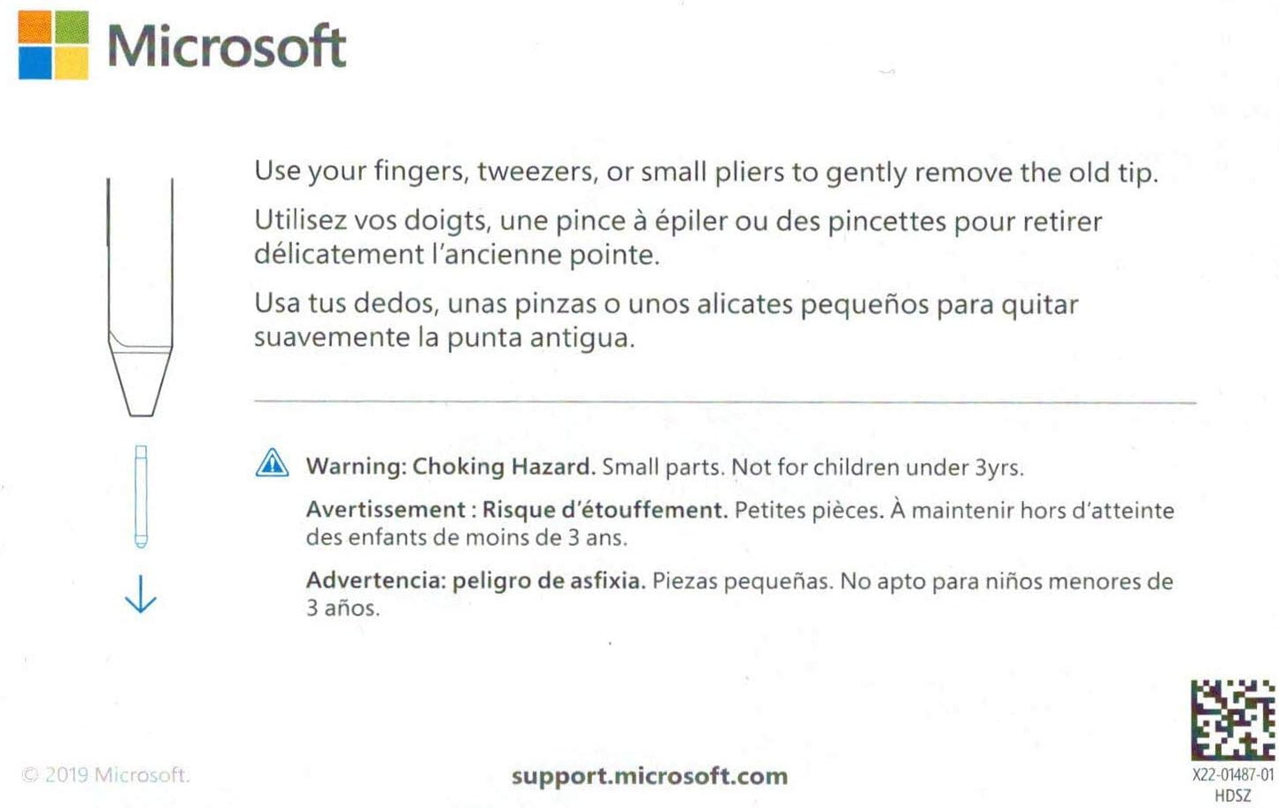 Microsoft 5x HB Surface Pen Replacement Tips