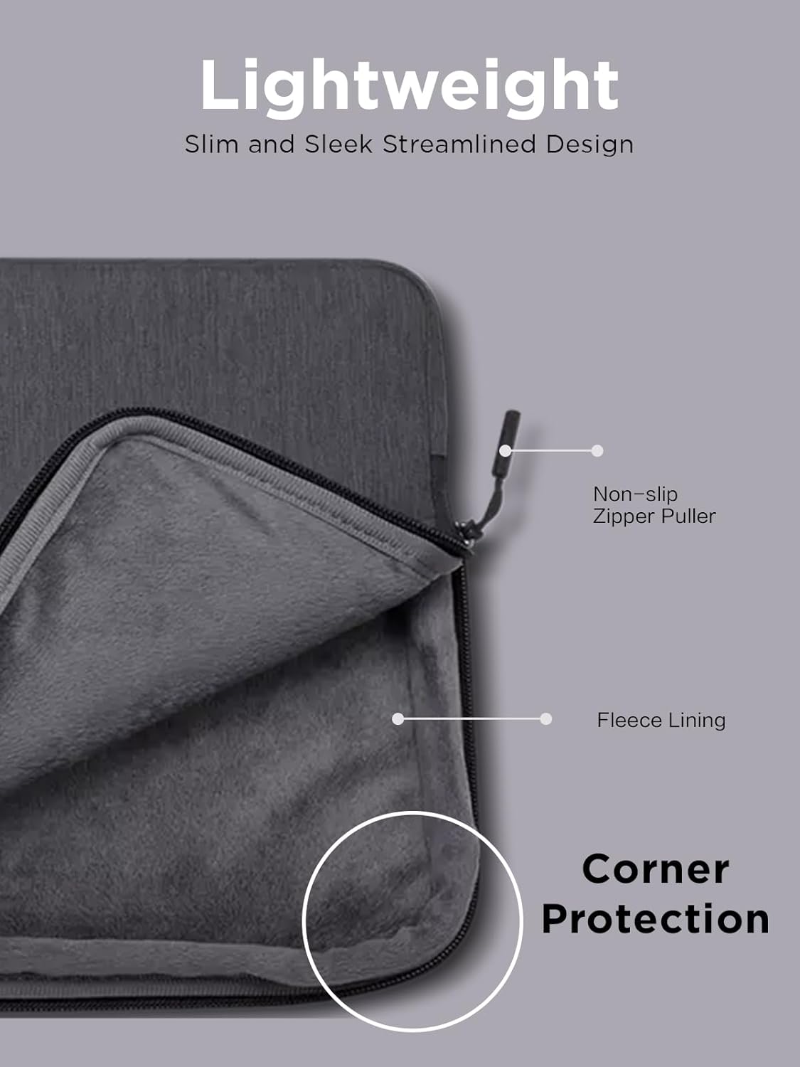 Lenovo GX40Z50940 Urban Laptop Sleeve 13-Inch Charcoal Grey