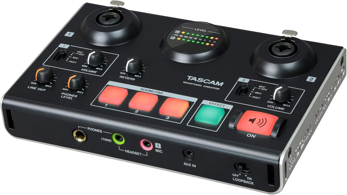 Tascam US42B MiNiSTUDIO Creator USB Audio Interface