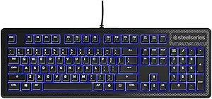 SteelSeries Apex 100 Blue LED Gaming Keyboard — main product image