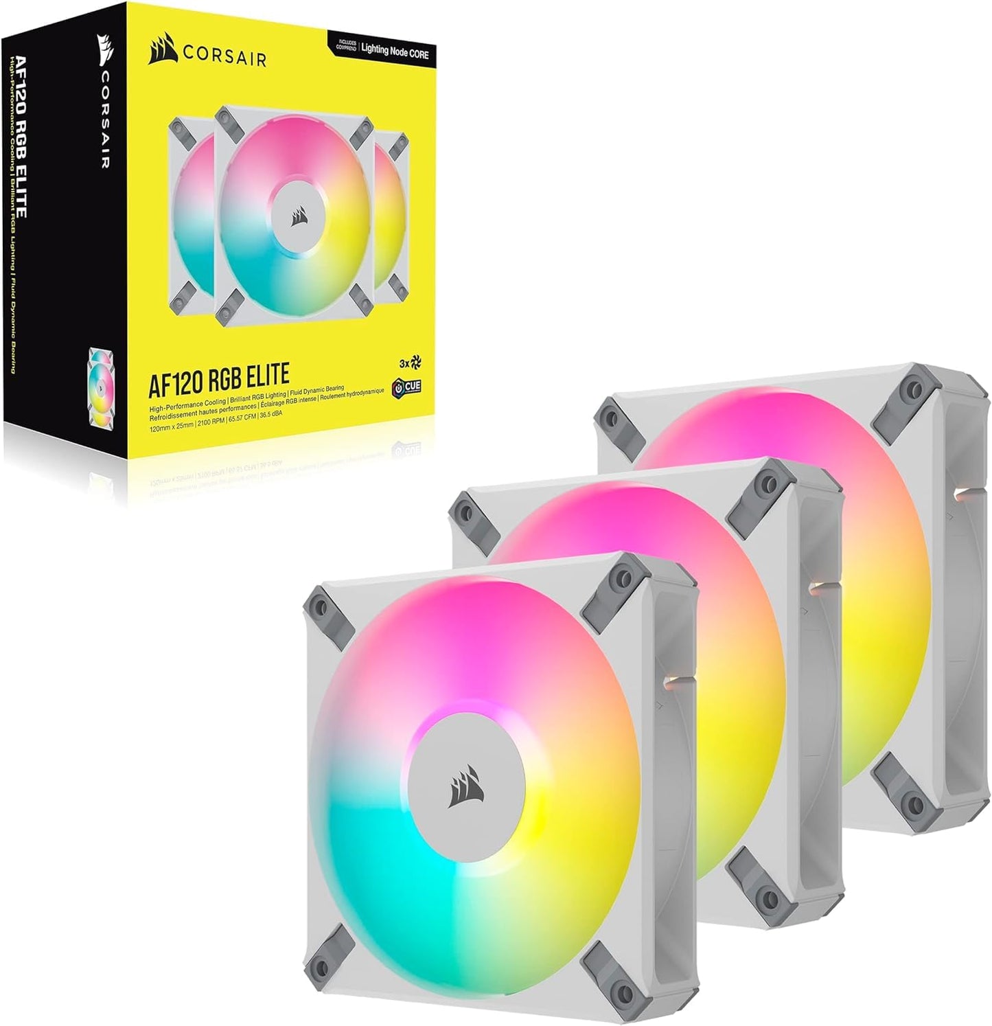 Corsair CO-9050158-WW iCUE AF120 RGB Elite Fan Kit