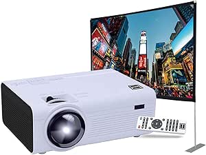 RCA E1RCARPJ136W Projector Bundle - 1080p, Screen Kit
