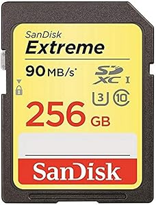 SanDisk SDSDXNF-256G-GNCIN Extreme 256GB SDXC UHS-I Card