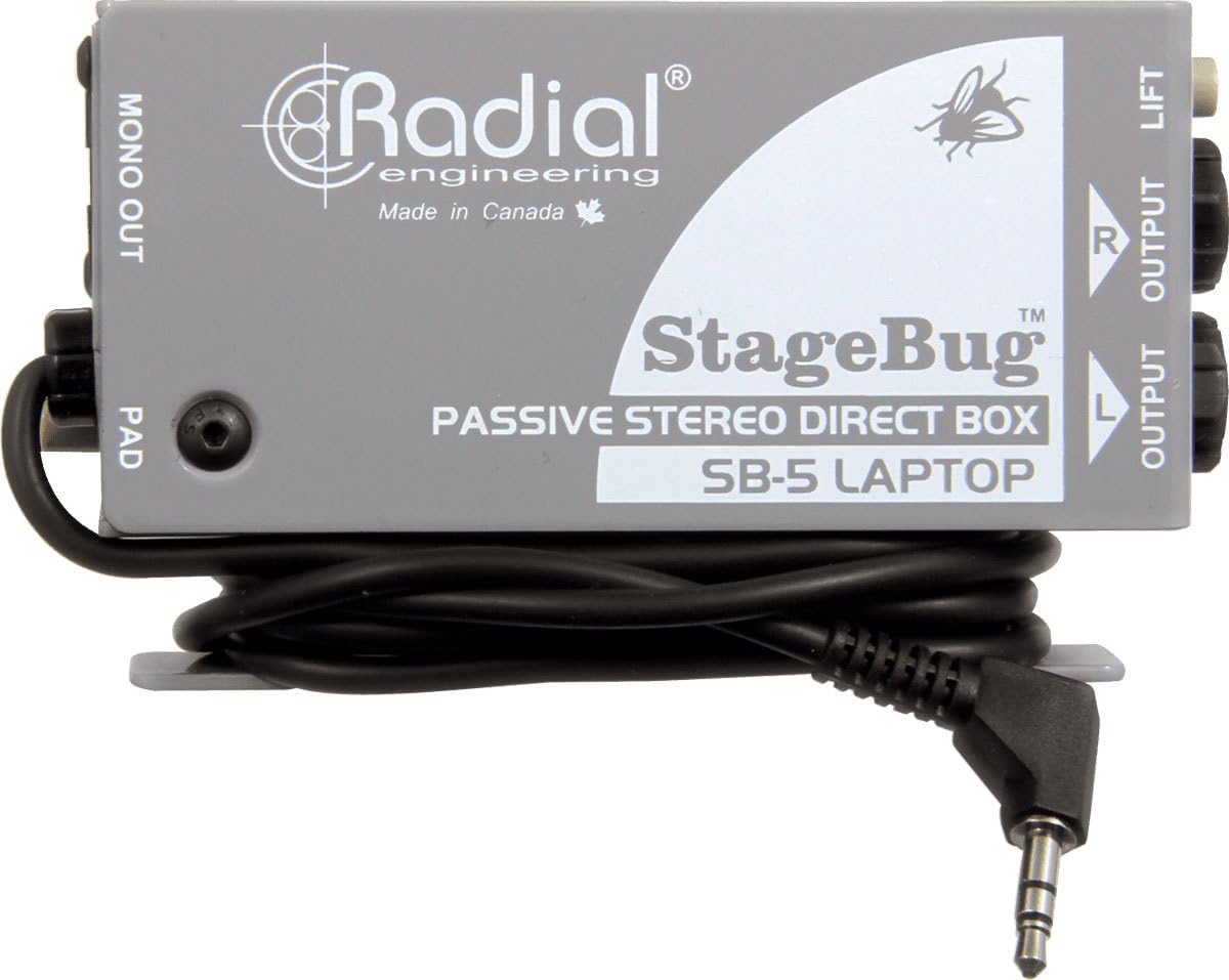 Radial Engineering StageBug SB-5 Passive Laptop DI Box