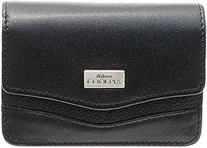Nikon 13013 Coolpix S8100 Black Leather Camera Case — main product image